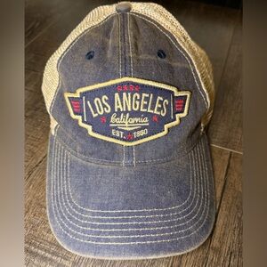Legacy Blue and Tan Los Angeles Cap